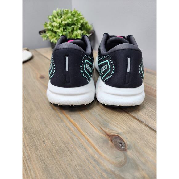 Brooks Ghost 14 Women's Size 11 B (Medium) Running Shoes Black Pink - Picture 6 of 12